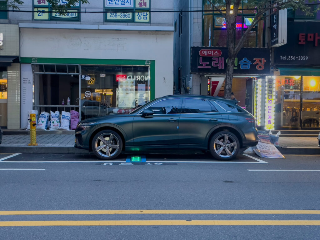 울산 무인 노상 주차장 (바닥제어시스템 주차장)