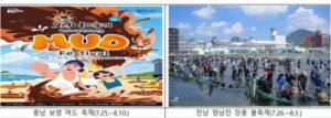 여름휴가 어디로 갈까? 머드·물놀이·찰옥수수까지! 전국 여름축제 총정리