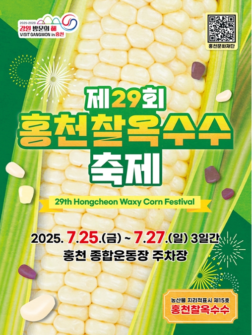 여름엔 옥수수지! 🌽 2025 홍천 찰옥수수 축제