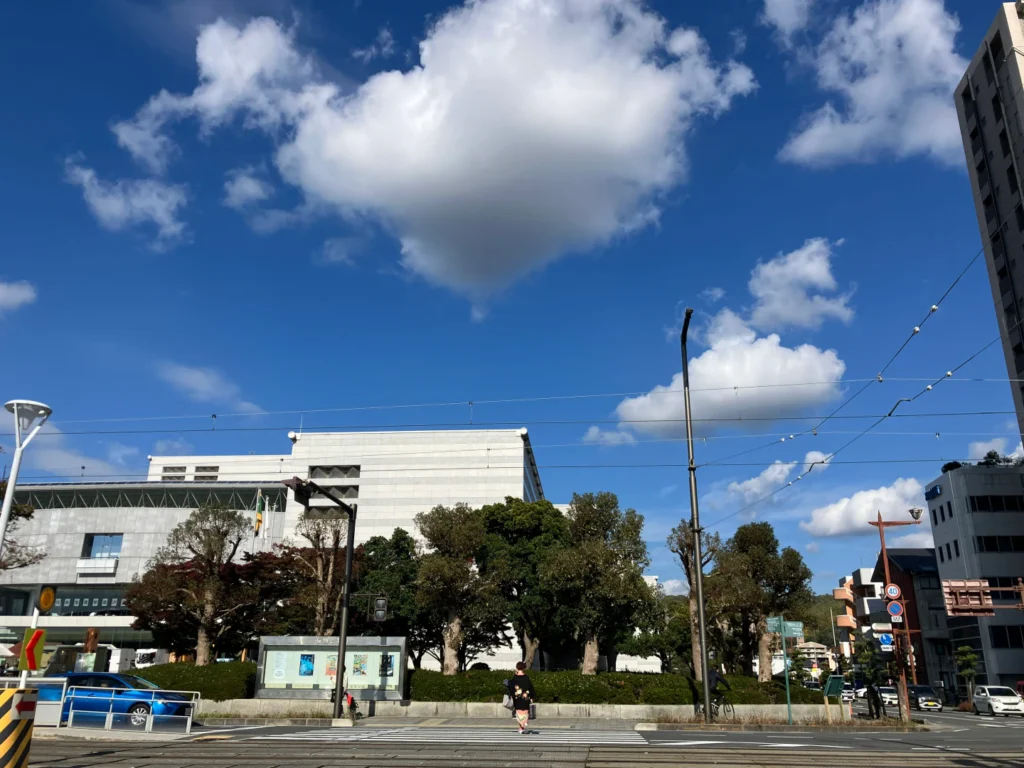 Enjoying Dogo Onsen & Ropeway Walk Under the Clear Blue Sky