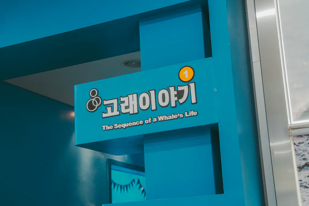 고래이야기 전시 코너
