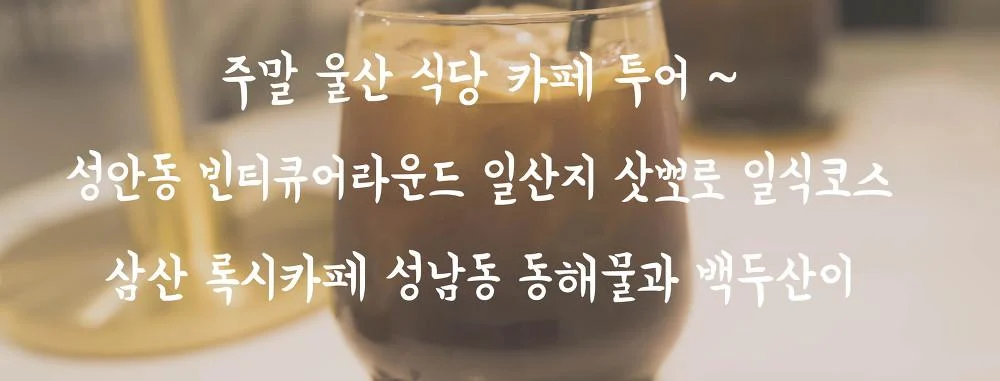 주말 울산 맛집 식당 카페 투어 ~ 성안동 빈티큐어라운드 일산지 삿뽀로 일식코스음식점 삼산 록시카페 성남동 동해물과 백두산이 MG_0059.webp