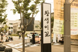 주민들과 함께 하는 왕생로 차 없는 문화거리