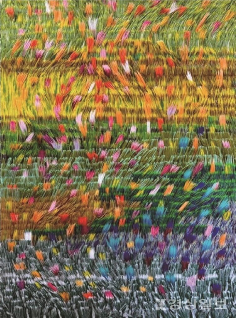 2026 HAS in 울산 출품작, Prem Buachum 작가의 섬유 작품 A Field Full of Light