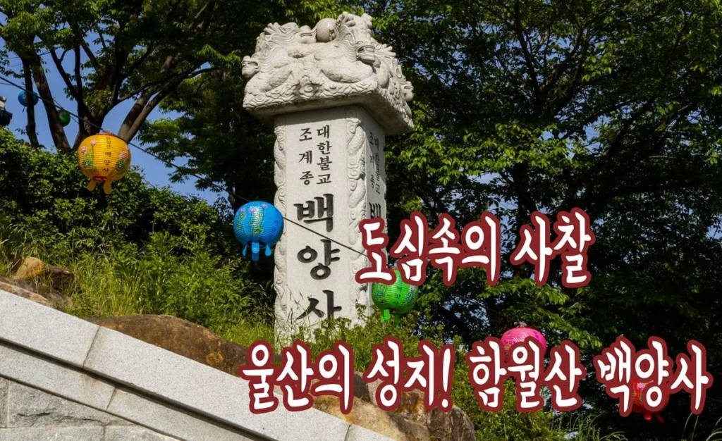 울산 중구 도심속의 고요한 사찰 – 함월산 백양사