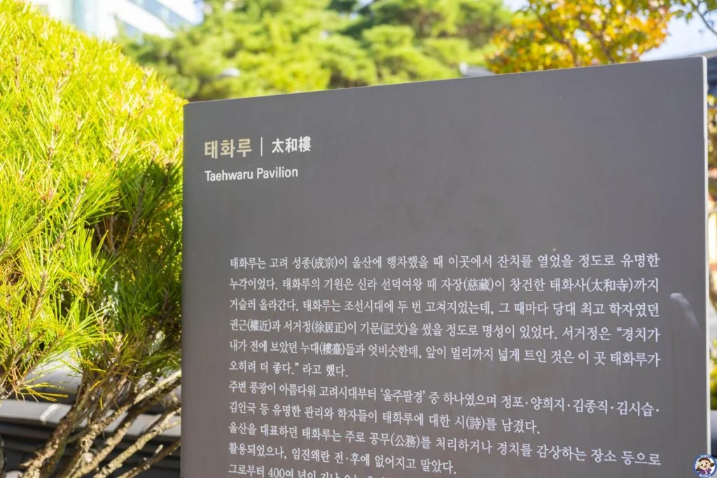 울산의 마천루! 사진찍기 좋은 포토존! ‘태화루’