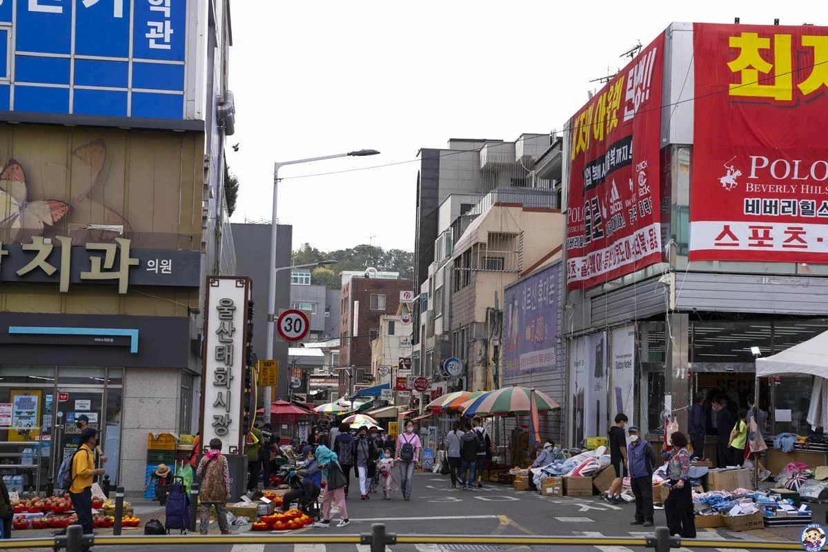 거리두기가 끝이 나고 활기가 넘치는 울산태화시장 오일장 장날 열리는 날짜
