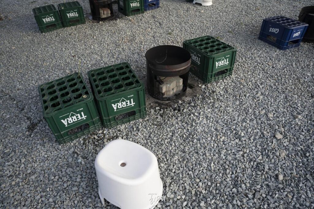 경주맛집 - 야외에서 솥뚜껑 바베큐 고깃집 '암행어사농원' 분위기에 취하지만 맛은 soso 사진 18