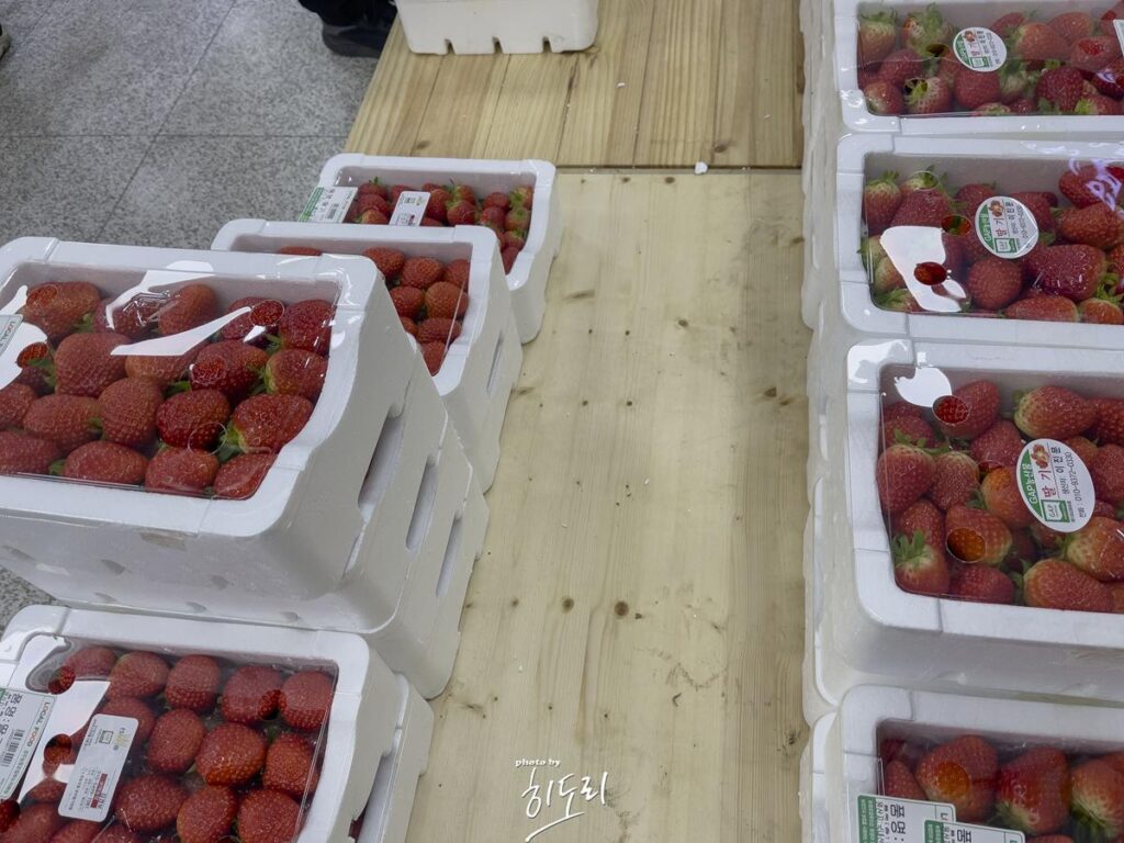 싱싱한 딸기 저렴하게 판매하는 하나로 로컬푸드 모아점 (농가들도 소비자들도 서로 윈윈 시스템) 사진 8